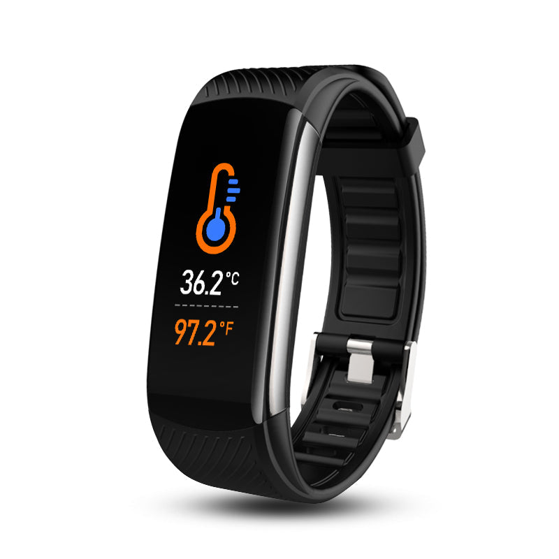 C6T Smart Bracelet Blood Pressure Heart Rate Monitoring Bluetooth Waterproof