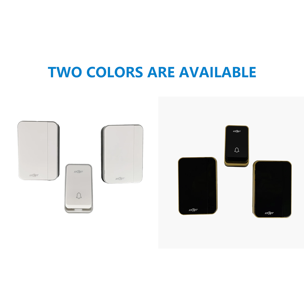 K0606  Waterproof Self Generating Power No Battery Required Wireless Doorbell