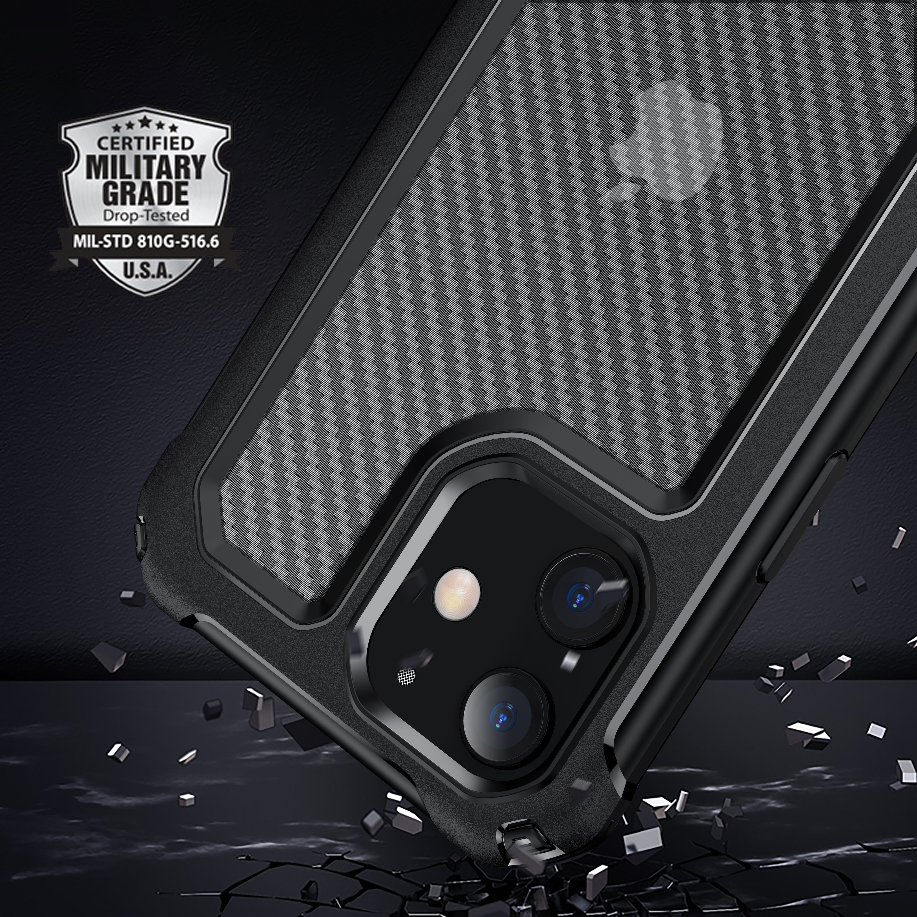 Shockproof Wallet Mobile Phone Case for iPhone12/12Pro