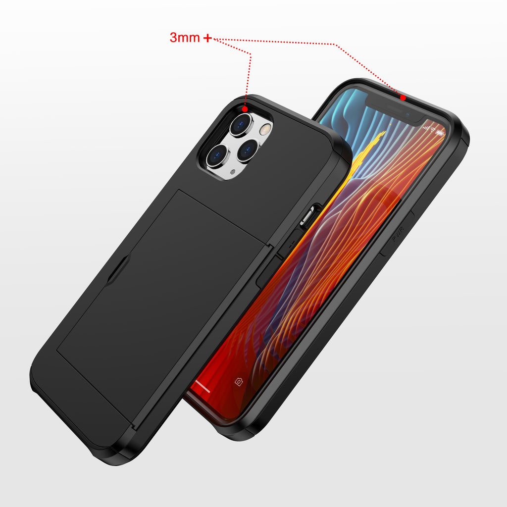 Shockproof Wallet Mobile Phone Case for iPhone12/12Pro