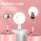 All-in-one Tripod Integrated Bluetooth Selfie Stick & Professional Fill Light