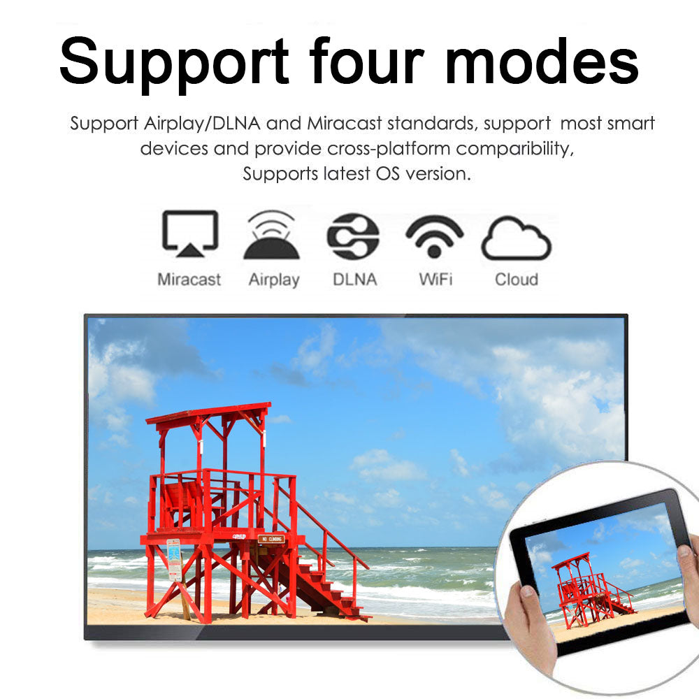 1080P 4K 2.4G+5G Dual Band Wireless Display Dongle Ultra