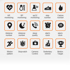C6S Bluetooth Waterproof Smart Bracelet Blood Pressure Heart Rate for IOS Android