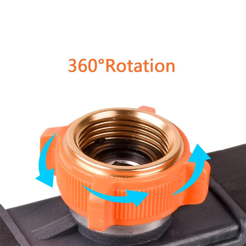 1/2" 3/4" 4 Way Garden Tap Connectors Garden Hose Pipe Splitter
