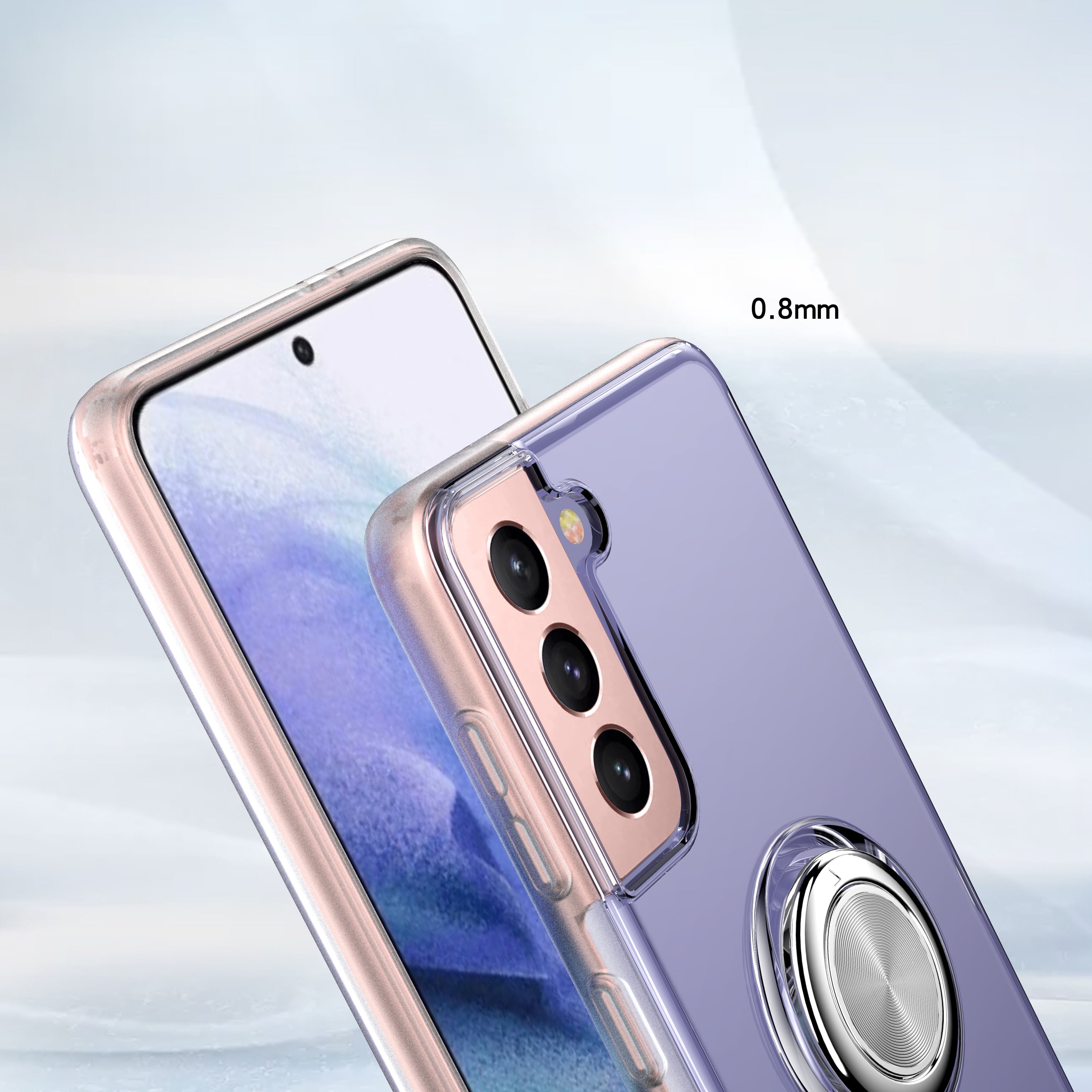 Finger Ring Rotatable Mobile Case for Samsung S21