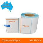 1 Roll 70x50mm 500pcs High Quality Direct Thermal Labels