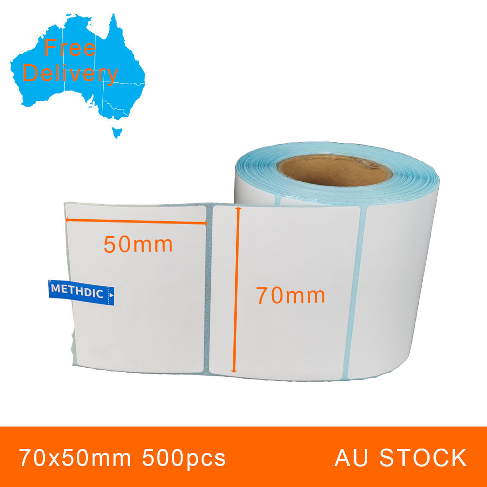 1 Roll 70x50mm 500pcs High Quality Direct Thermal Labels