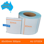 1 Roll 60x50mm 500pcs High Quality Direct Thermal Labels