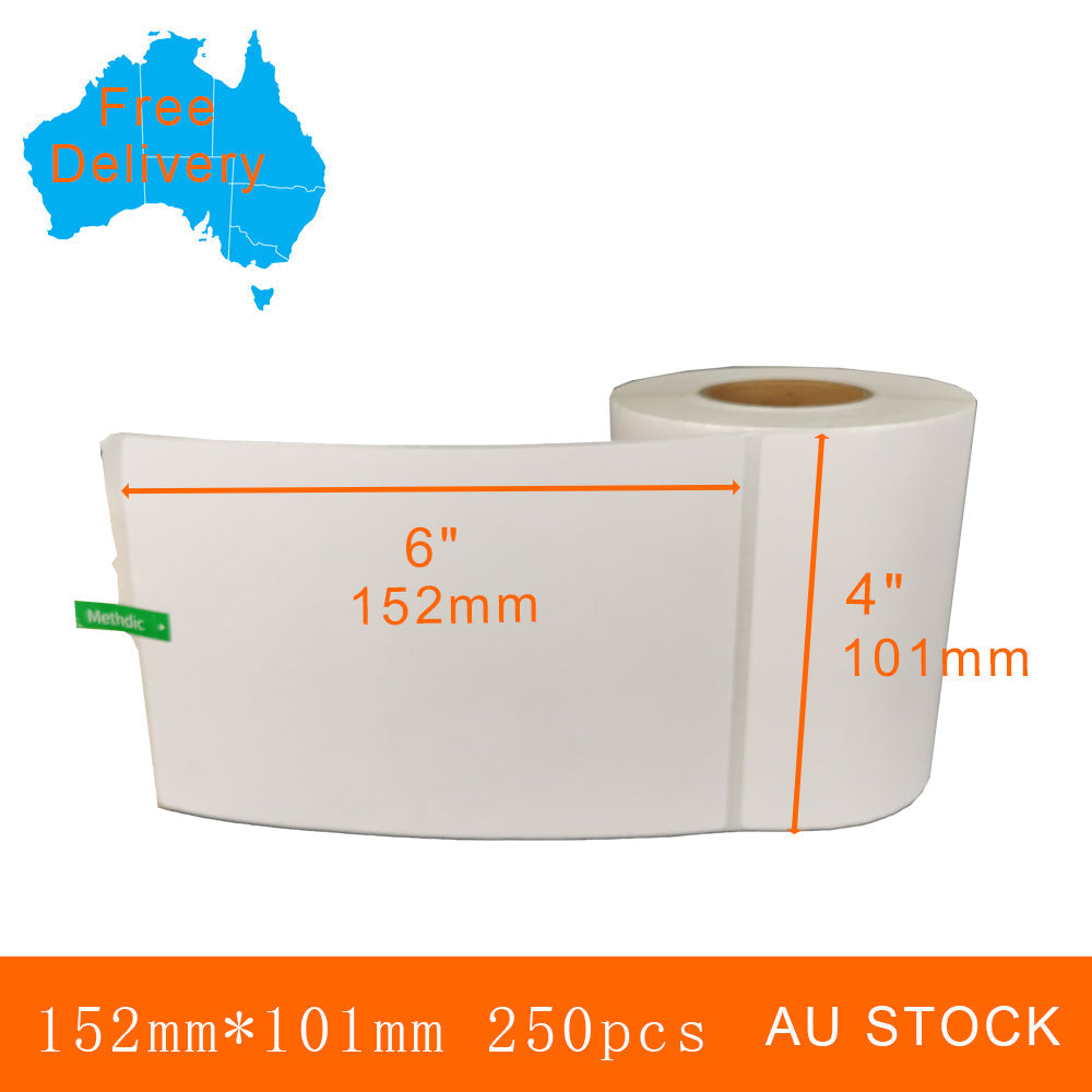 1 Roll 4x6"(101x152mm) 250pcs High Quality Direct Thermal Labels
