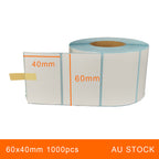 30 Rolls 60x40mm 1000pcs High Quality Direct Thermal Labels