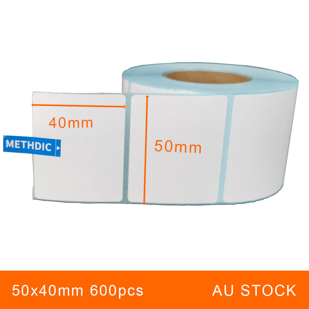 1 Roll 50x40mm 600pcs High Quality Direct Thermal Labels