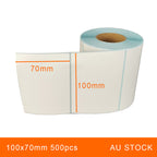 30 Rolls 100x70mm 500pcs High Quality Direct Thermal Labels