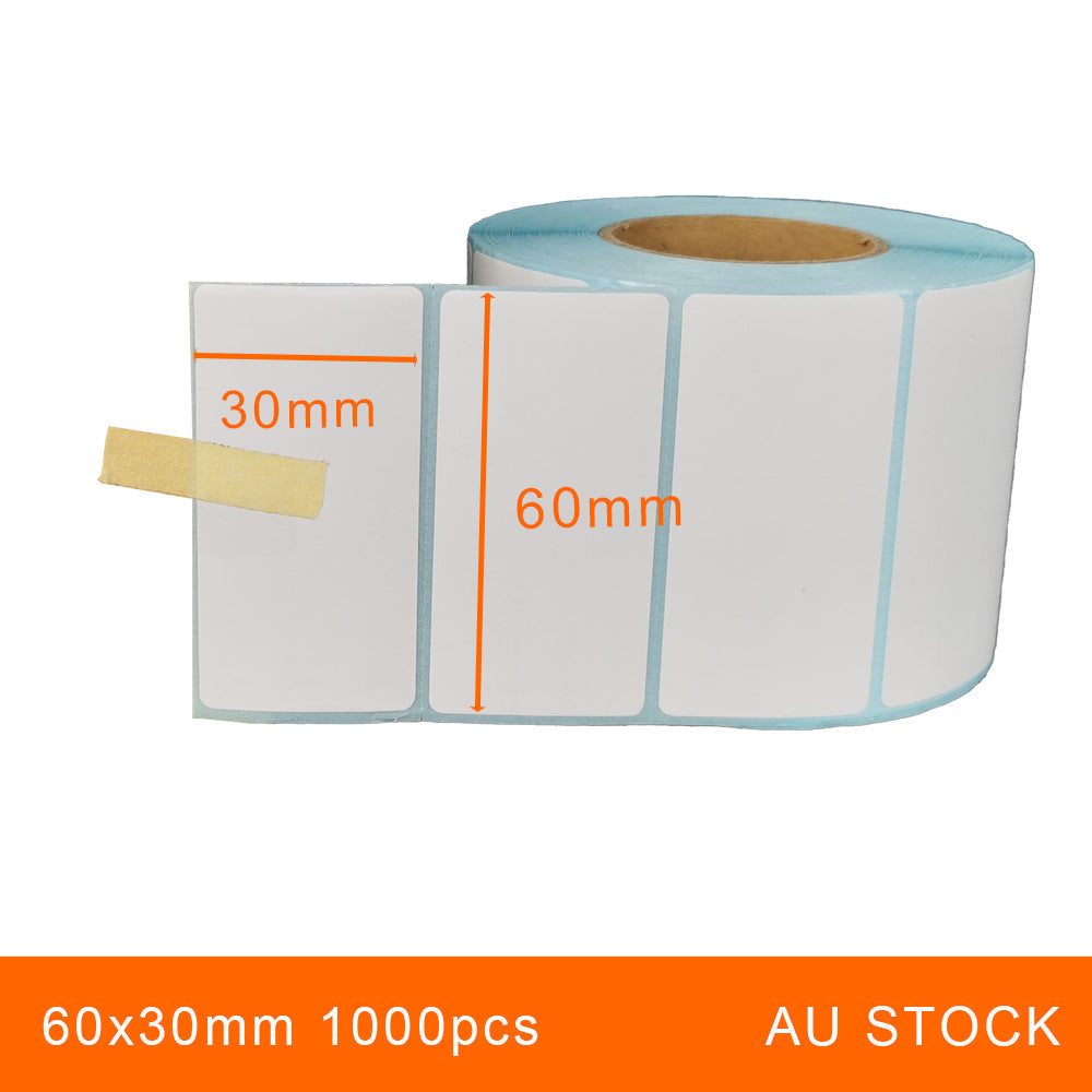 1 Roll 60x30mm 1000pcs High Quality Direct Thermal Labels