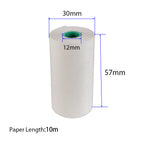100 Rolls 57x30mm 10m Thermal Receipt Paper Roll