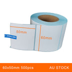72 Rolls 60x50mm 500pcs High Quality Direct Thermal Labels