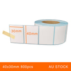 1 Roll 40x30mm 800pcs High Quality Direct Thermal Labels