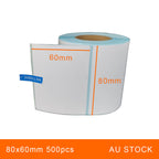 1 Roll 80x60mm 500pcs High Quality Direct Thermal Labels