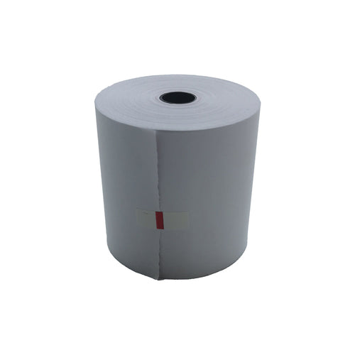 1 Roll 75x75mm 1 Ply White Bond Paper Cash Register Receipt Rolls Non-Thermal