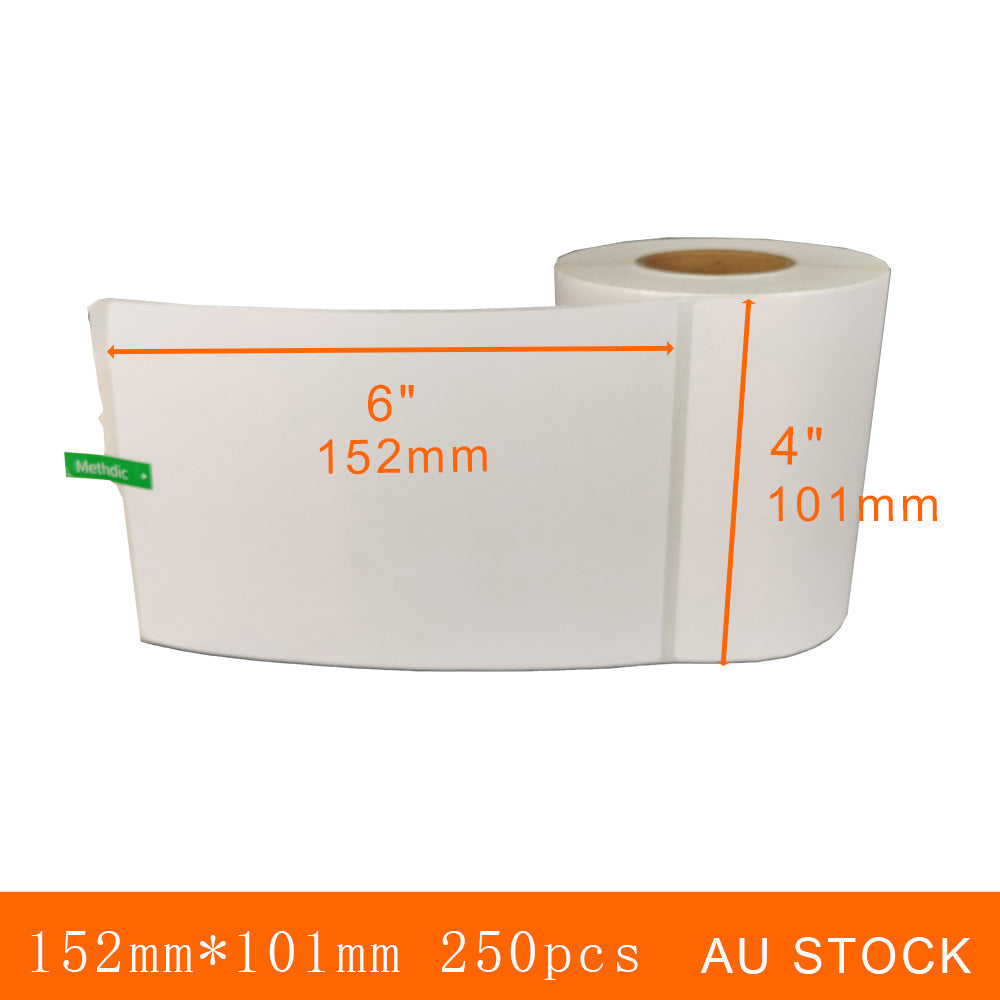 1 Roll 4x6"(101x152mm) 250pcs High Quality Direct Thermal Labels