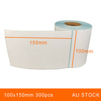 1 Roll 100x150mm 300pcs High-Quality Direct Thermal Labels