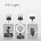 A31-80 360 Degree Rotating Multifunctional Portable Wireless Selfie Stick Tripod For Mobile