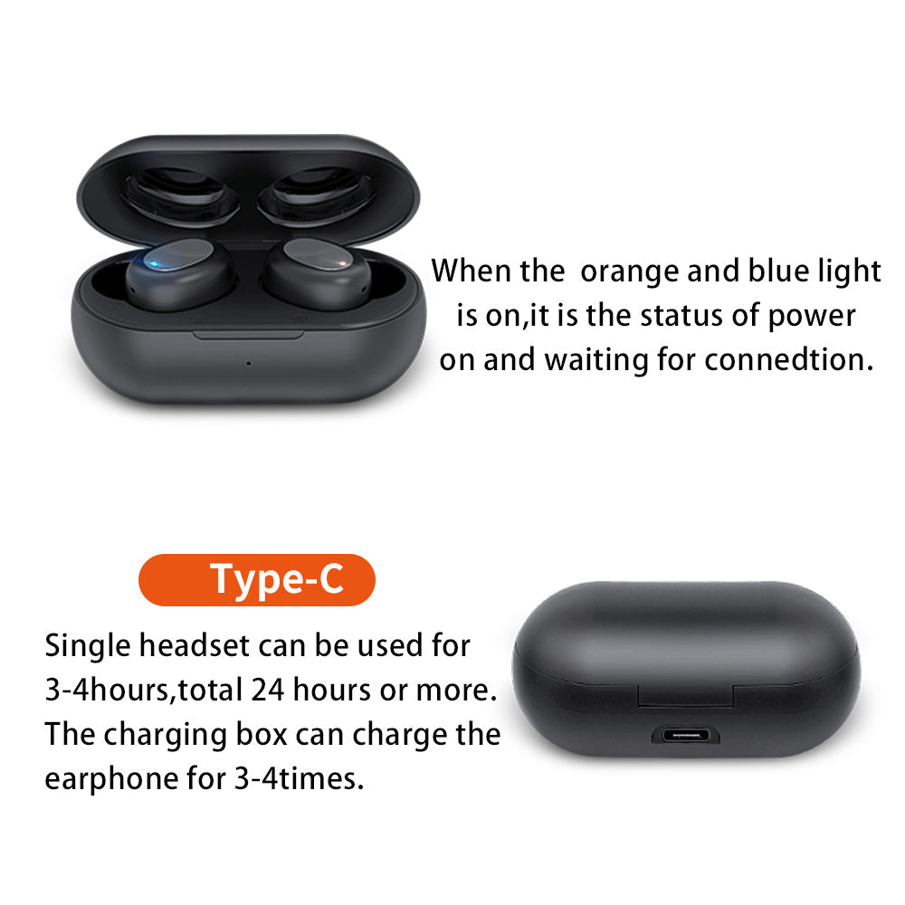 TW15 Wireless TWS Earphone Bluetooth Headset For iOS Android