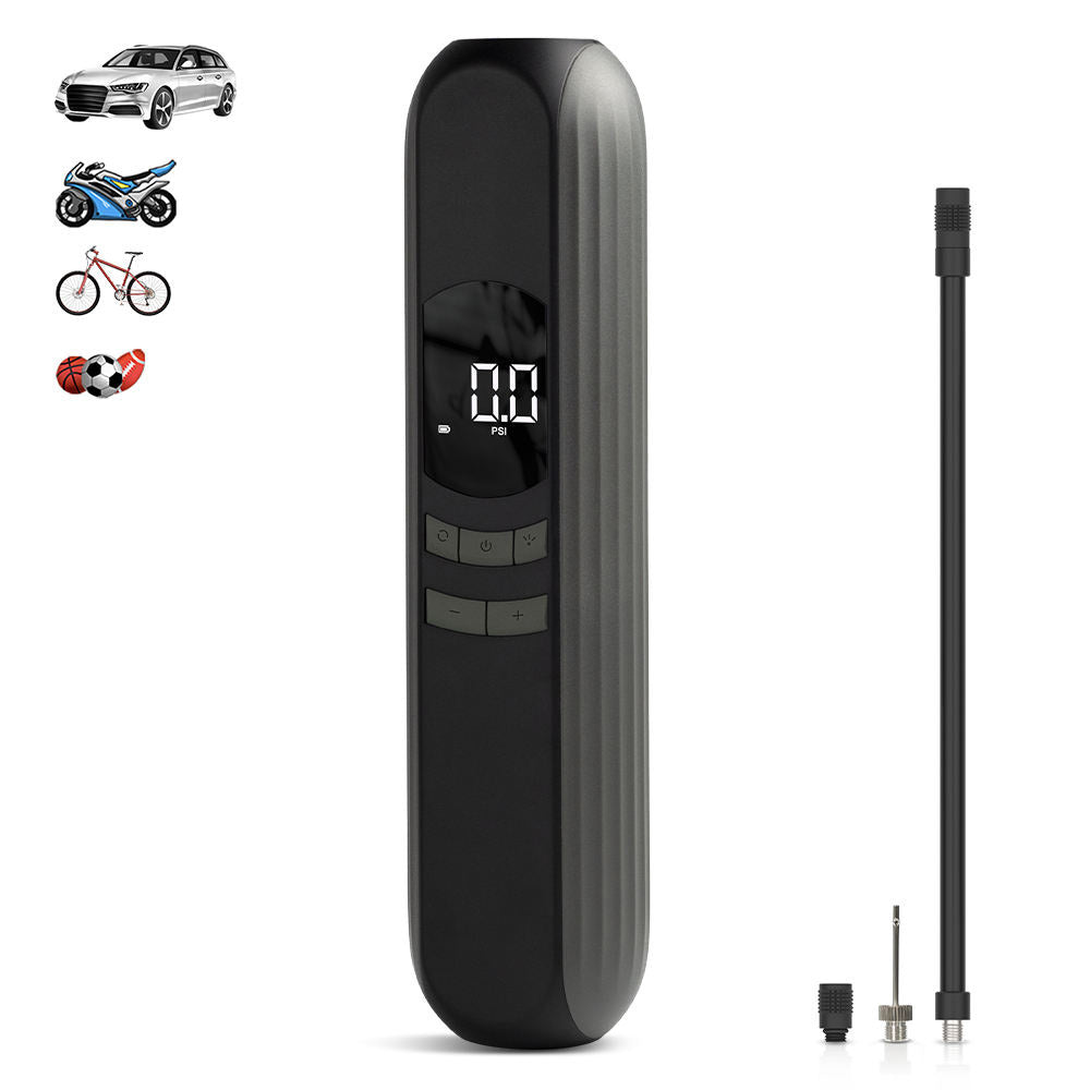 Wireless Electric Multi-function Portable Car Air Pump  Bicycle Tire Inflator