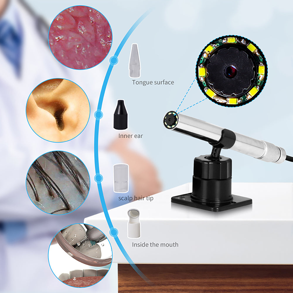 Double lens 7'' microscope and endoscope electronics digital microscope PCB Phone RepairSMD/SMT Soldering Tool