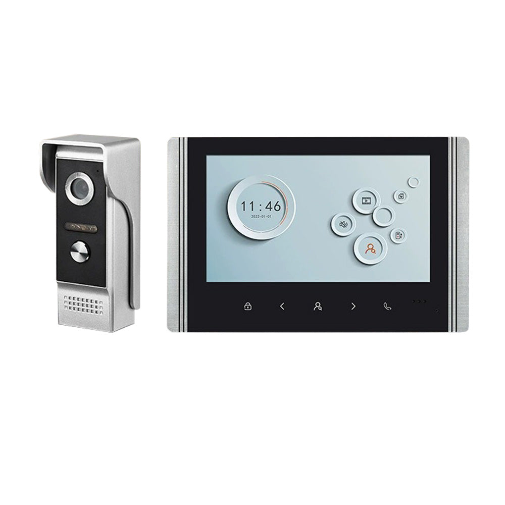 7 Inch wired Video Intercom Waterproof Doorbell Camera