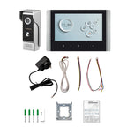 7 Inch wired Video Intercom Waterproof Doorbell Camera