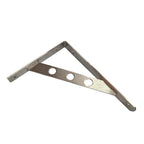 1 PAIR Stainless Steel Detachable L Triangle Shelf Bracket Wall Mount