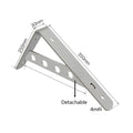 1 PAIR Stainless Steel Detachable L Triangle Shelf Bracket Wall Mount