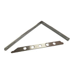 1 PAIR Stainless Steel Detachable L Triangle Shelf Bracket Wall Mount