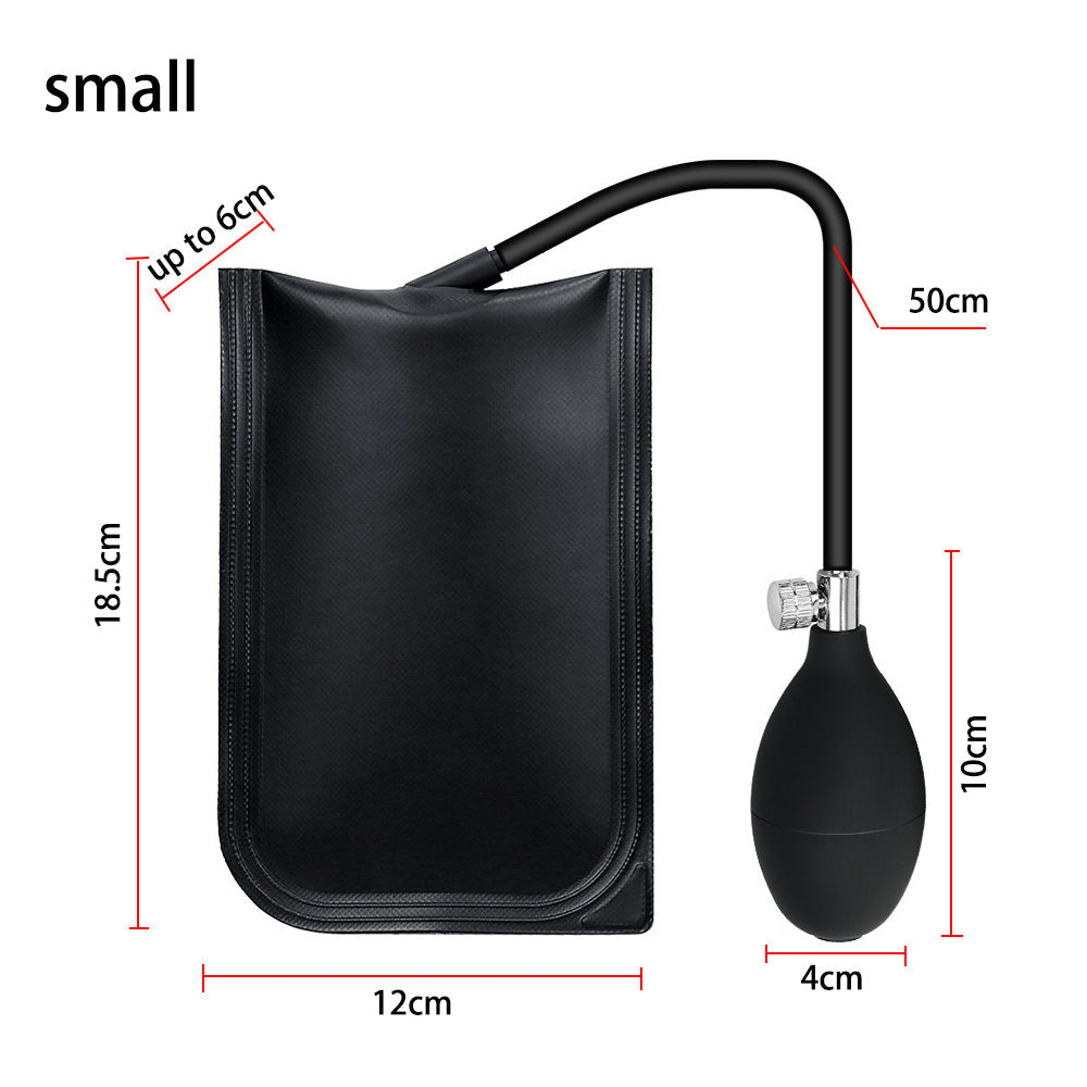 Air Wedge Bag Pump Professional Leveling Kit with Metal Release Valve
