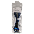USB Durable nylon Mermaid  Blue Black Charger Cable For iphone ipad