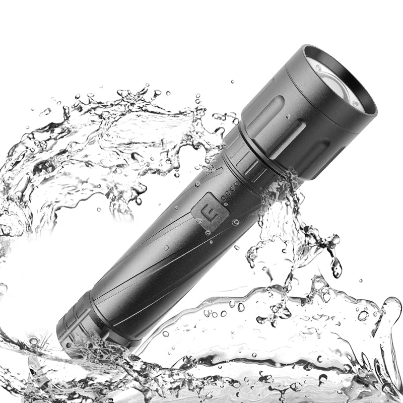 Multifunctional Flashlight Telescopic Type-C Reversible Charging Zoom LED Torch
