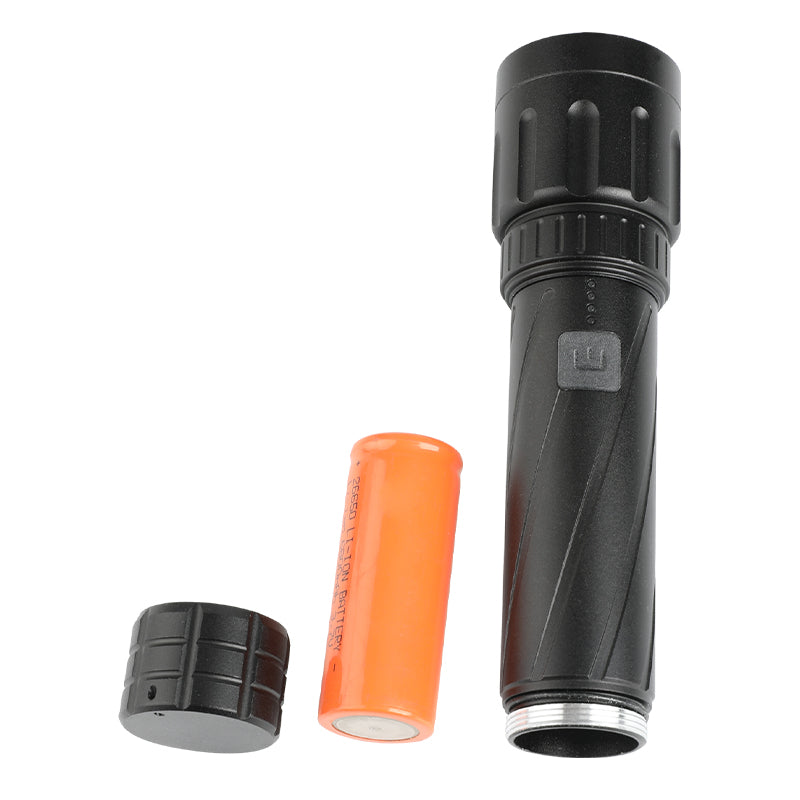 Multifunctional Flashlight Telescopic Type-C Reversible Charging Zoom LED Torch