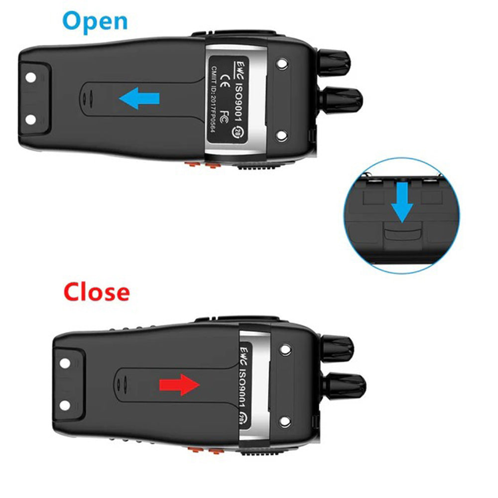 2 PCS BF-888S  5W UHF Radio