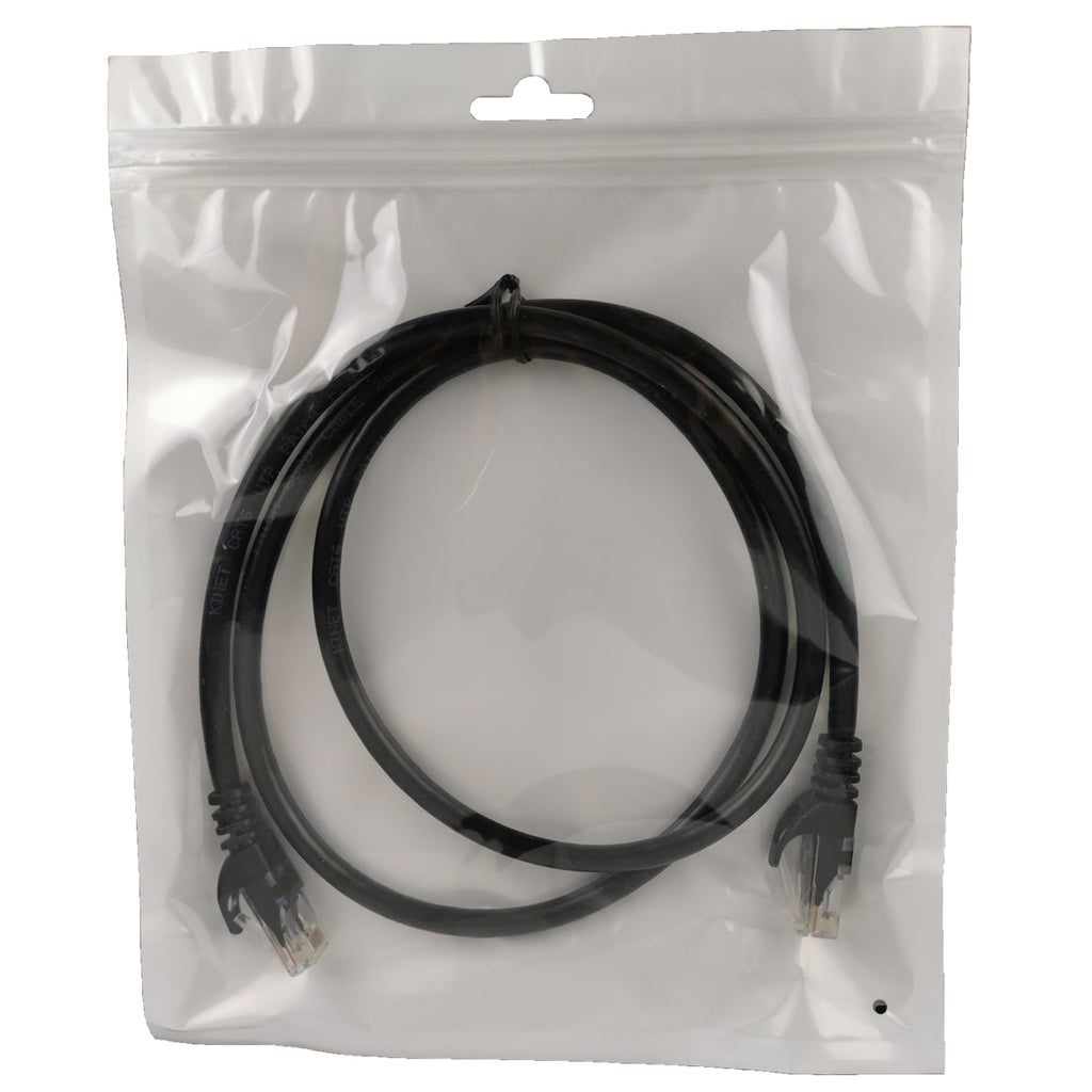 1m Black Ethernet Network Lan Cable CAT6 UTP 1000Mbps RJ45 8P8C