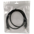 1m Black Ethernet Network Lan Cable CAT6 UTP 1000Mbps RJ45 8P8C