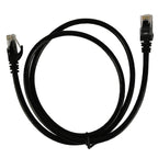 1m Black Ethernet Network Lan Cable CAT6 UTP 1000Mbps RJ45 8P8C