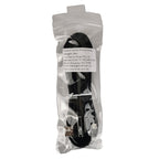USB Double Elbow Cotton Linen Black Charging Cable For iphone ipad