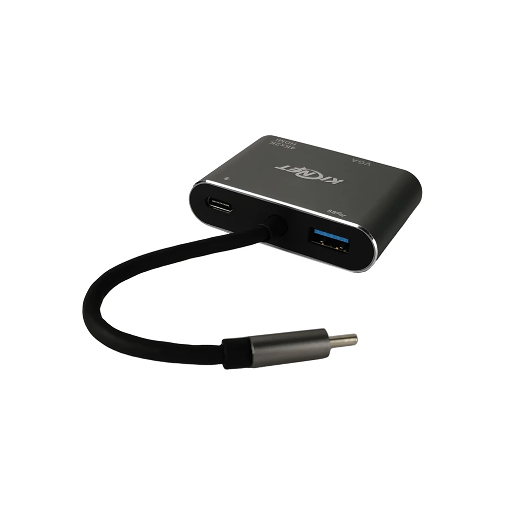 4 IN 1 USB Type C to 4k HD HDMI VGA USB 3.0 PD Hub Adapter