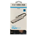 6 IN 1 USB Type C to 4K HDTV USB3.0 USB SD TF Carder Read PD Hub Adapter