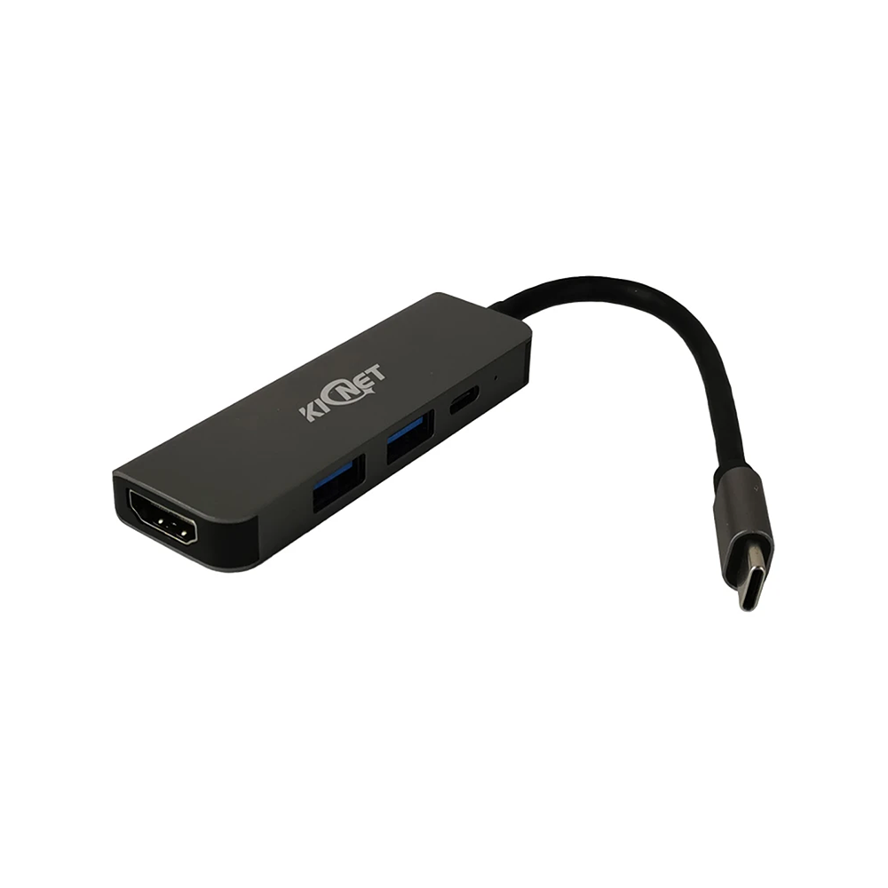4 IN 1 USB Type C to 4K HDTV USB3.0 USB2.0 USB-C PD Hub Adapter