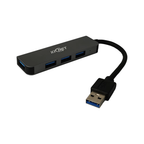 4 IN 1 USB Type A Hub Ultra Slim Aluminium 4 Port USB3.0/2.0 Hub Gray
