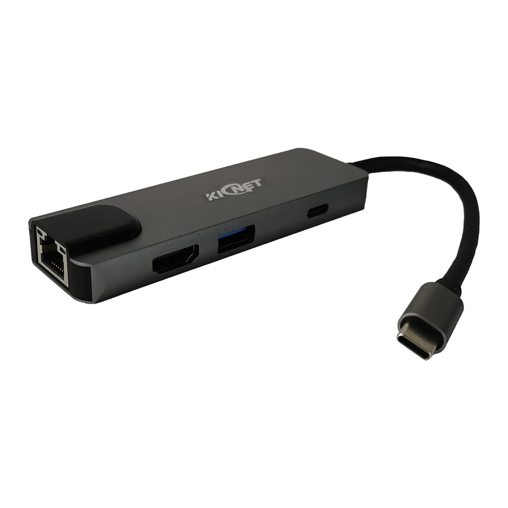 6 IN 1 USB Type C to 4K HDMI LAN USB3.0 USB-C PD SD TF Carder Read Hub Adapter