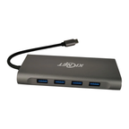 11 IN 1 USB Type C to USB3.0/2.0 SD/TF LAN Audio HDMI VGA PD Hub Adapter