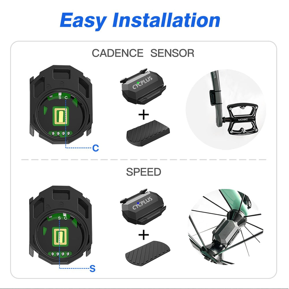 CYCPLUS C3 Speedometer Cadence Speed Dual Sensor Waterproof Bluetooth 4.0 ANT+ Cyclocomputer Bicycle Accessories