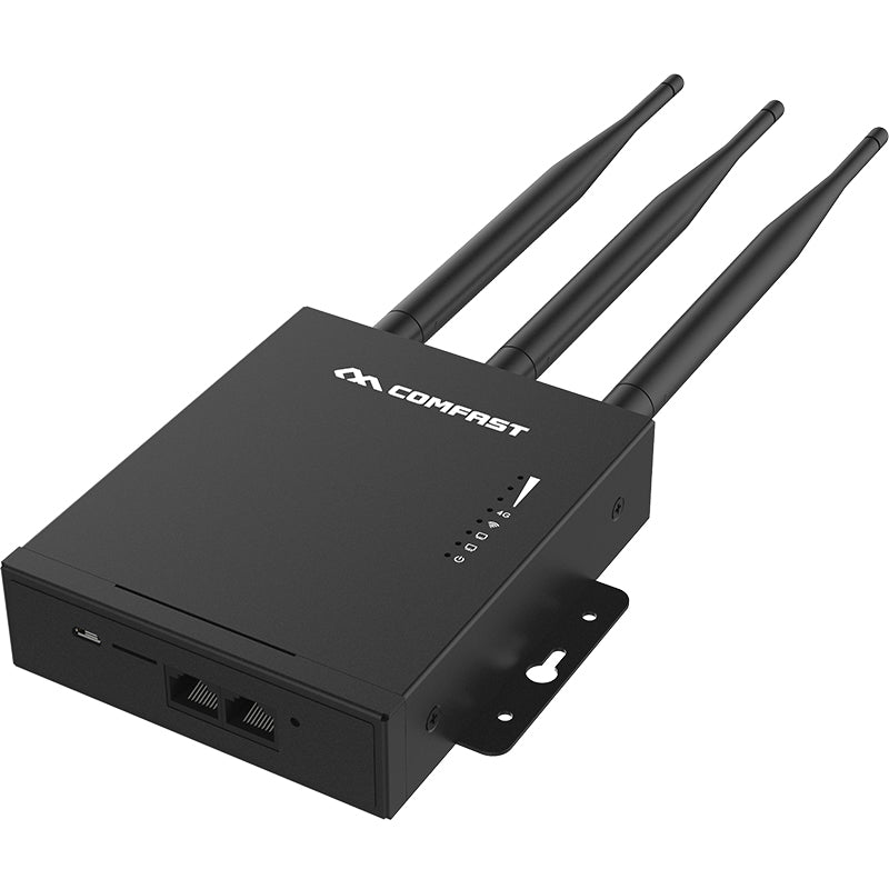 2.4G LTE Wireless AP Wifi Router Outdoor CPE plug and play 4G SIM card Waterproof Hotspot Wireless 3*5dBi antennas